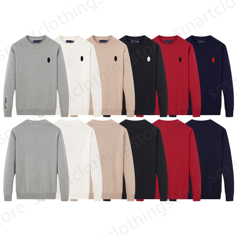 Pulls pour hommes Designer Polo Pull Laine Casual Petit Cheval Pull Demi-Zip Ralph Polo Hiver Manches Longues Pull Pull Femme Sweat À Capuche Tai