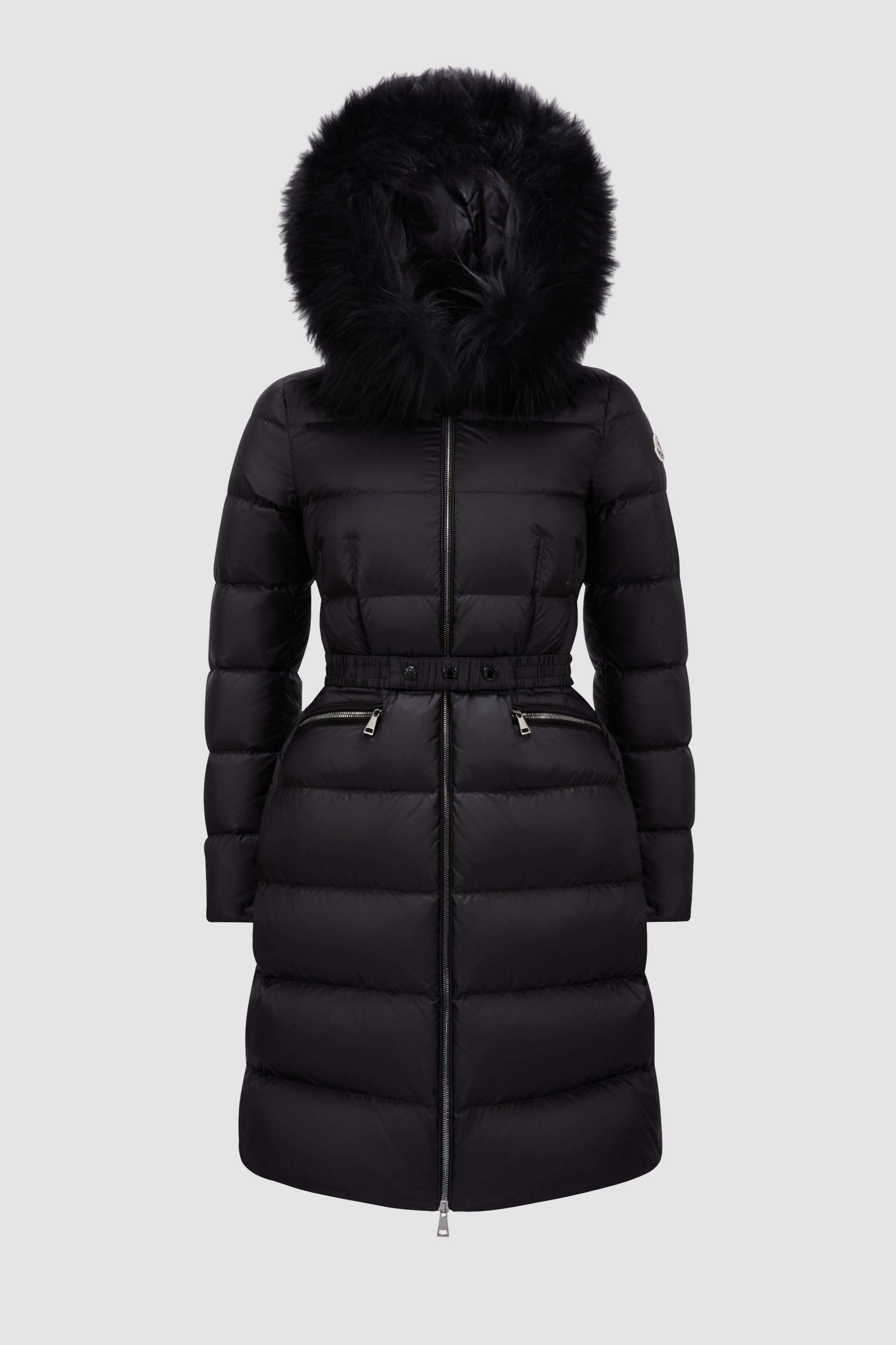 Womens Designer Down Jacket Winter Jackets Coats collar Warm Fashion Parkas With Belt Lady cotton Coat Outerwear Big Pocket Boedic long