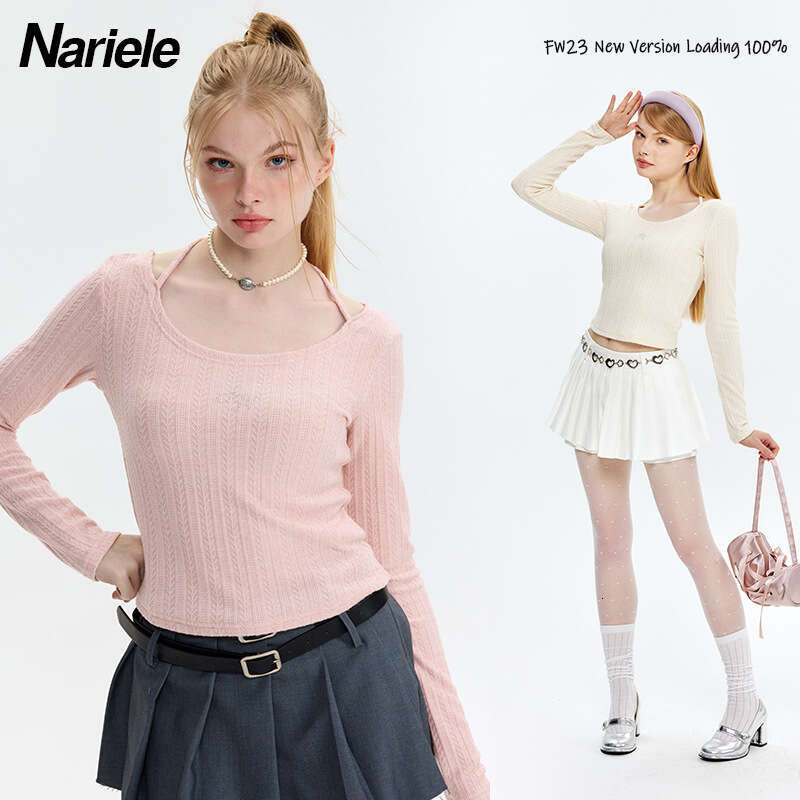 Best-seller Heyhnery col licou, grand décolleté, haut amincissant à manches longues doux et serré, Pure Desire pour femmes, T-Shirt à Base d'épau