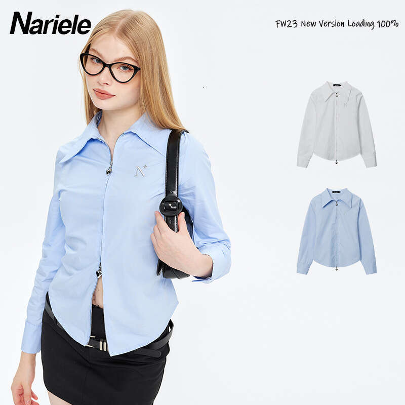 Bestseller Heyhenry Designed Waist Cinching Double Zipper Cardigan For Spring And Autumn, A Feminine Long Sleeved Korean Slim Fit Top Ddmylion