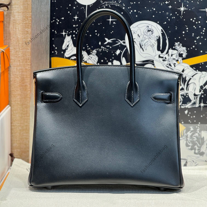10A tote bag designer bags All hand-made tote bag brand Designer shoulder Bag 25CM 30CM using imported box leather French beeswax line hardware comm