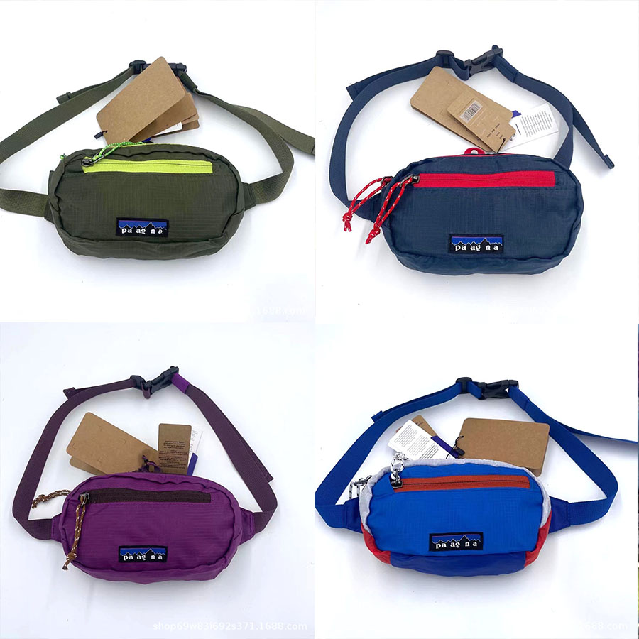 Designer crossbody bag men's and women's same outdoor sports street travel portable new small color crossbody chest bag