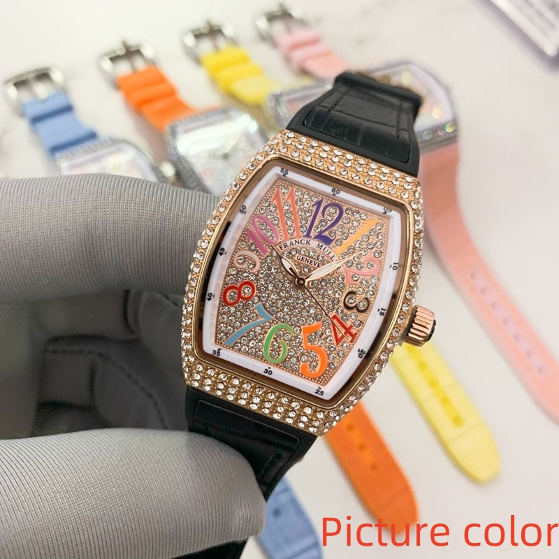 Franck Wrist Watches for Women 2026 New Womens Watches Three needles Quartz Watch High Quality Top Luxury Brand designer Clock Rubber Belt Fashion D