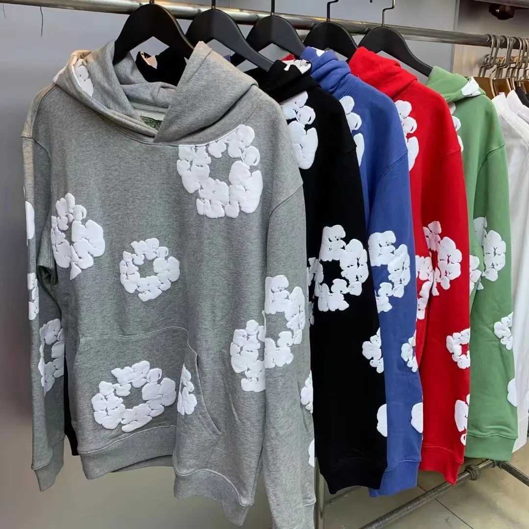 Sweats à capuche masculine Sweatshirts pour hommes Fashion Brand Fleur Fleur Automne / hiver Loose Pantalon confortable Coup de voyage Set H24101