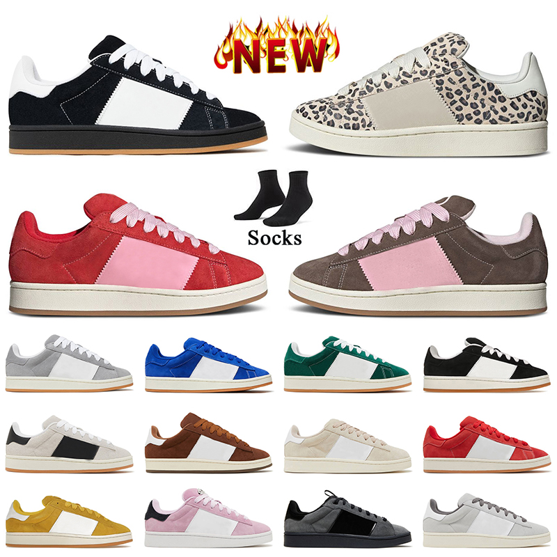 Fashion Casual Bad Bunny 00s Designer Casual Shoes Korn Black Gum Cream Leopard White Forum 84 Low Pink Green Suede Leather Platform Sneakers Womens