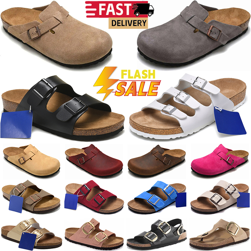 free shipping men women designer sandals clogs slippers slides shoes sliders slipper suede leather black white brown grey flip ps buckle flat sneake