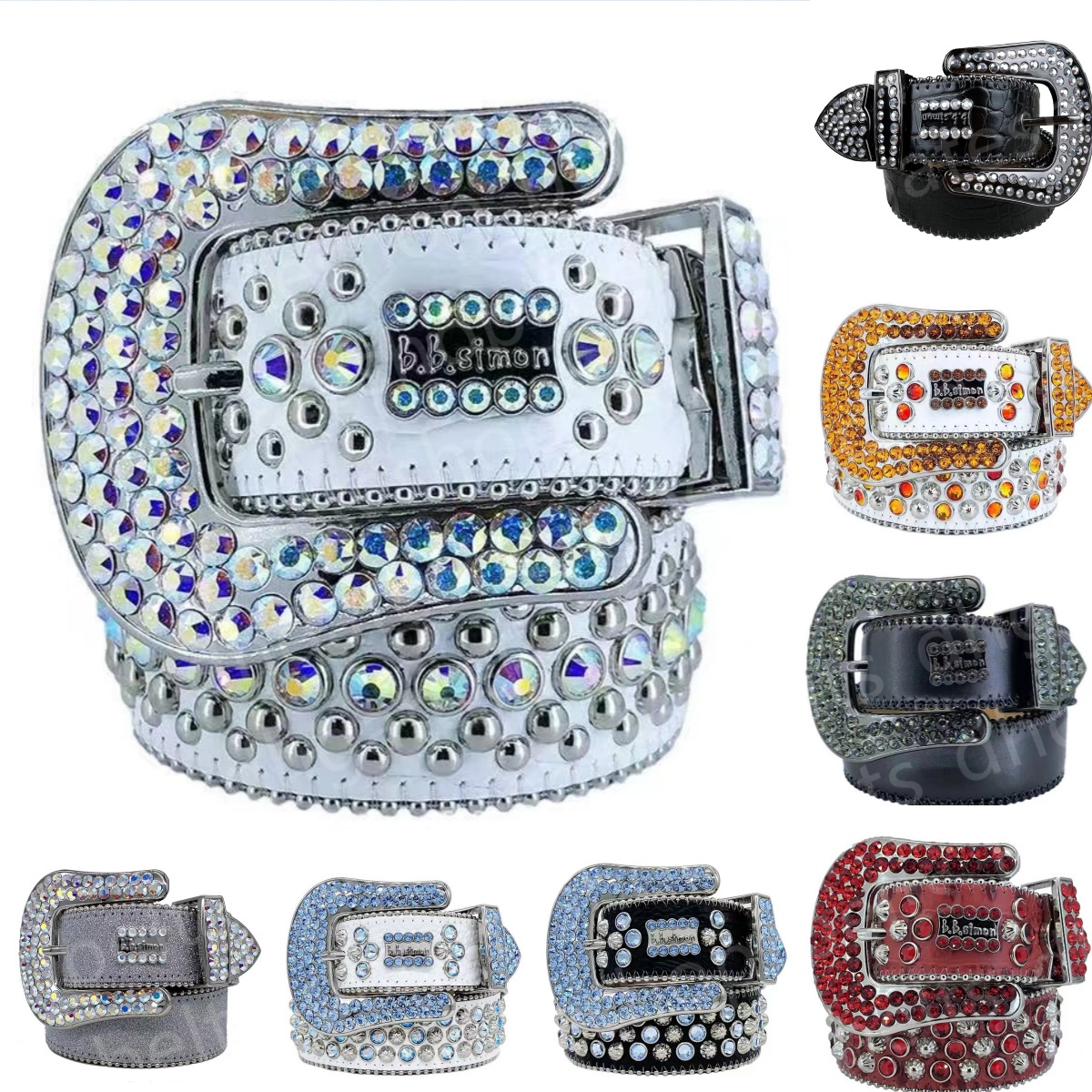 Deisgner pour hommes ceinture BELTES FEMANS BB SIMON BELLE DE LUXE CONRÉVOIR BELTES FOR