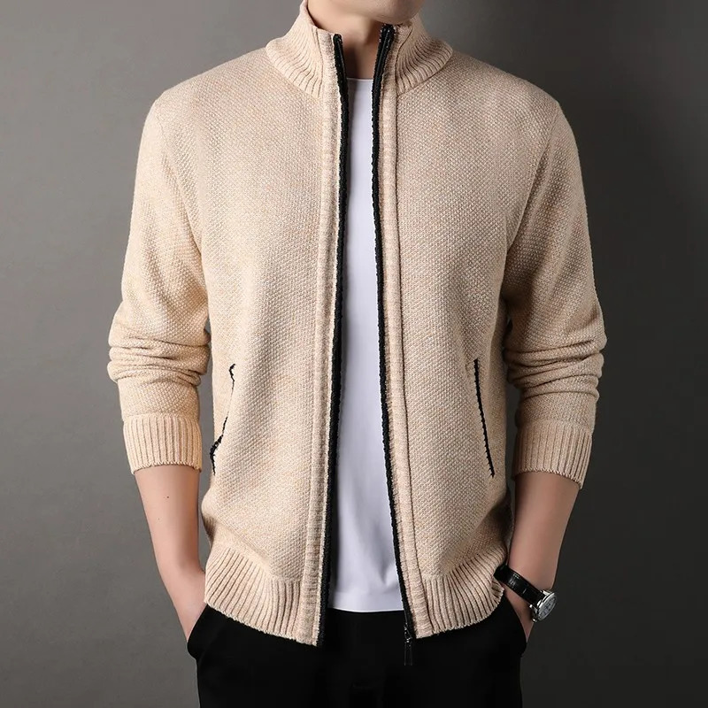 ZipUp Cardigan Men Parka Mens Sweater Coat Windbreaker Jackets Man Winter Korean Reviews Many Clothes Summer 2024 Autum 240930Z