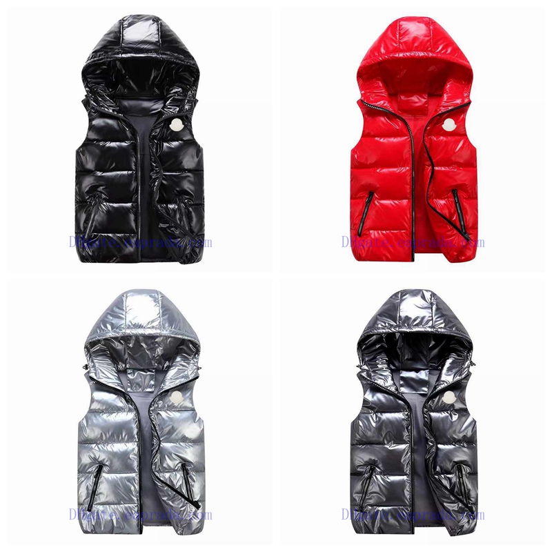 MO Designer Gilet Warm Mens P Winter Fashion Down Vest Printed Loose Casual Male Vests Unisex Couple Bodywarmer Woman Mans Sleeveless Jacket