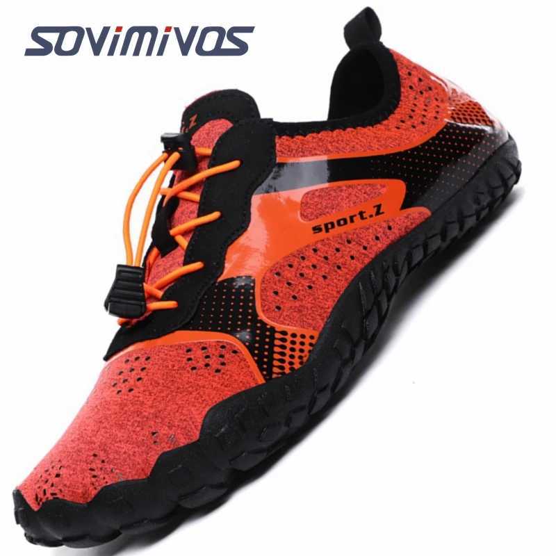 Chaussures de randonnée Chaussures de trail à naissance croix Cross Trainage Chaussures Men Trainers Chaussures Running Sneaker Men Sea Aqua Shoe
