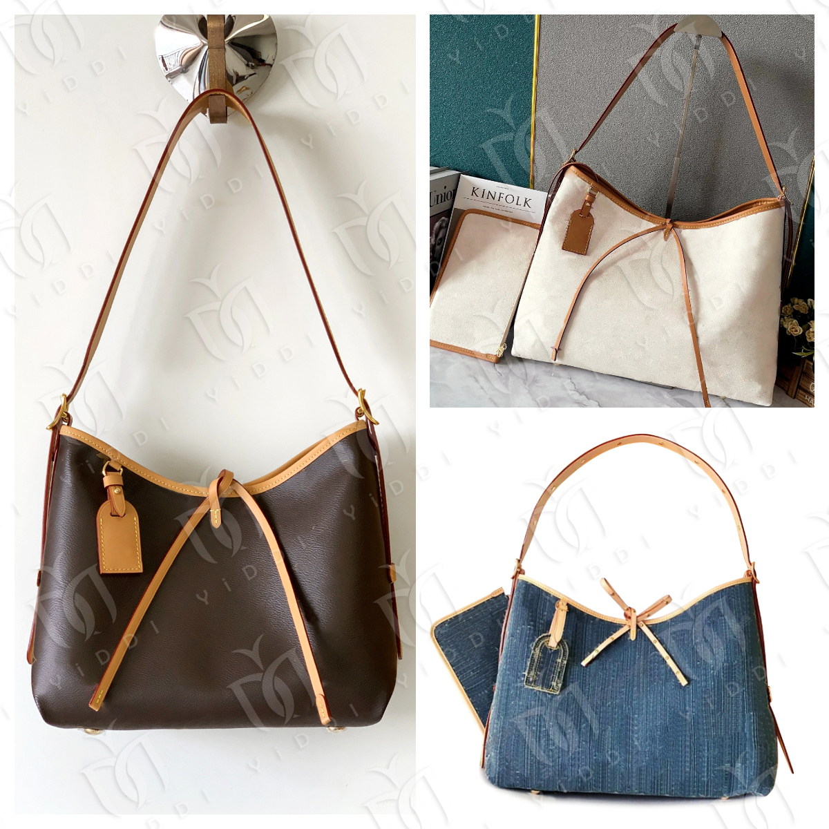 Top quality Luxury handbag carryall bag Designer bag Women Trendy Denim bag Large Shoulder crossbody bag designer weekend bag Fashion Travel tote ba