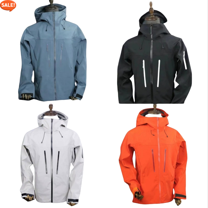 2024Men's Jacket Three Layer Outdoor Waterproof warm ARC Jackets For Men Women GORE-TEXPRO SV/LT Male Casual ARC Jacket Lightweight Hiking