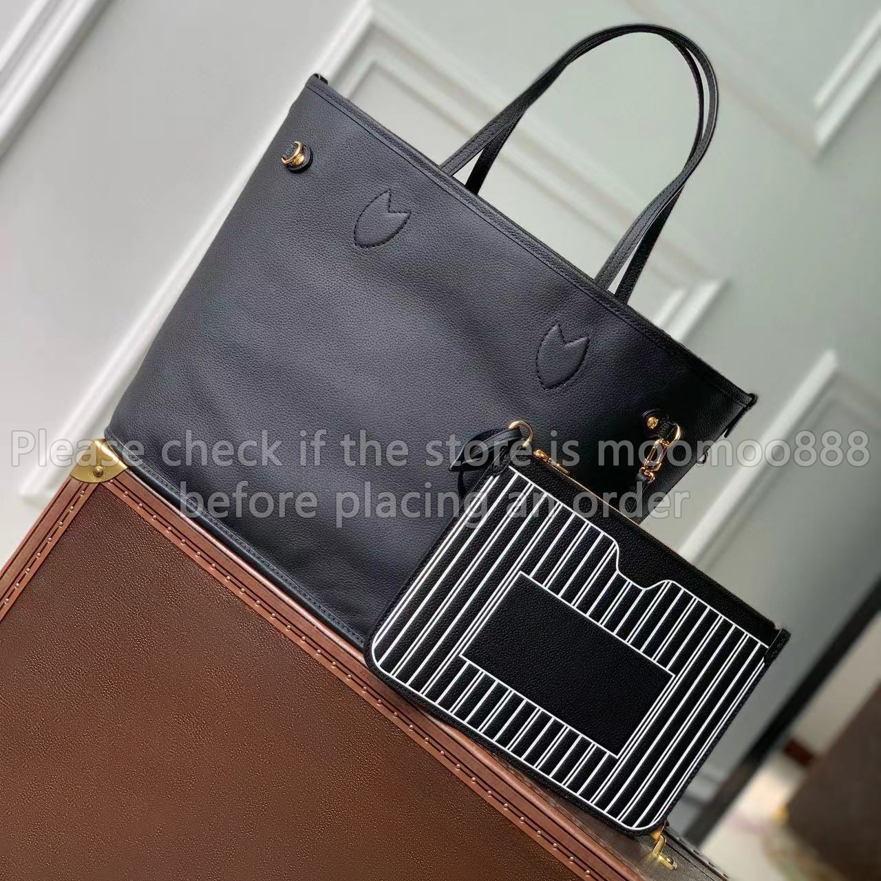 12A All-New Mirror Quality Designer Bag Women Reversible Tote Bag Canvas Trim Genuine Leather Shopping Bag Luxury Shoulder Bag Black Handbags With P