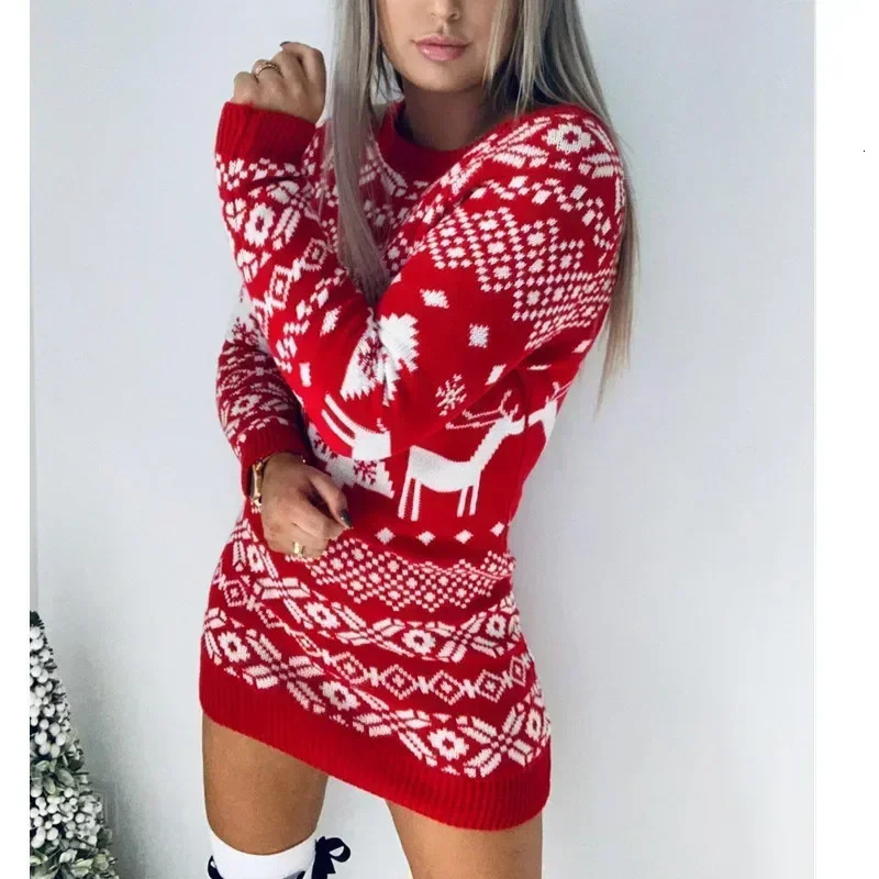Joyeux Noël Robe de pull pour femmes