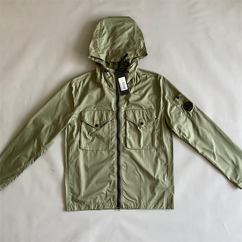 New Matel nylon two lens windproof mobile badge Men's hoodies removable glasses Jumper outdoor Sunscreen thin windbreaker coat jackets