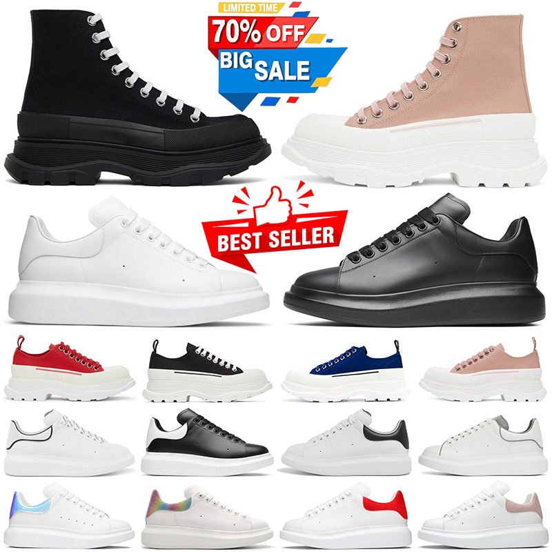 With Box Luxury Designer Casual Shoes men women Plate-forme outdoor sneakers Tread Slick high low sneakers Suede Leather Triple White Black Blue