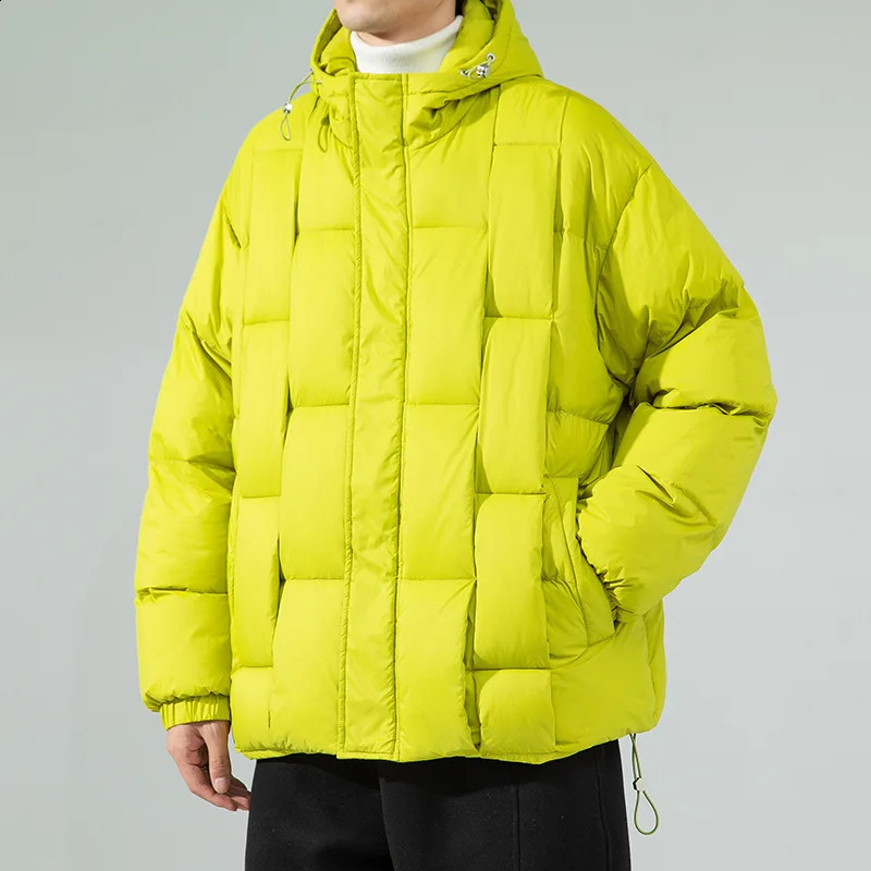 Hiver Mens décontracté chaud manteau épais moteur à capuche à capuche