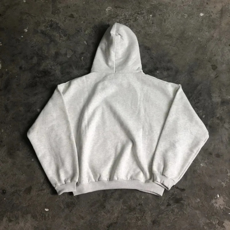 Vintage Ye Vultures album Merch black dog graphic pocket hoodie mens Y2K autumn casual oversized sportswear womens top 241014 86