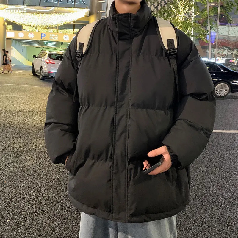 Lappster Y2k winter short jacket Parkas Puffer jacket mens bubble jacket Harajuku streetwear Korean fashion jacket Coats 241015