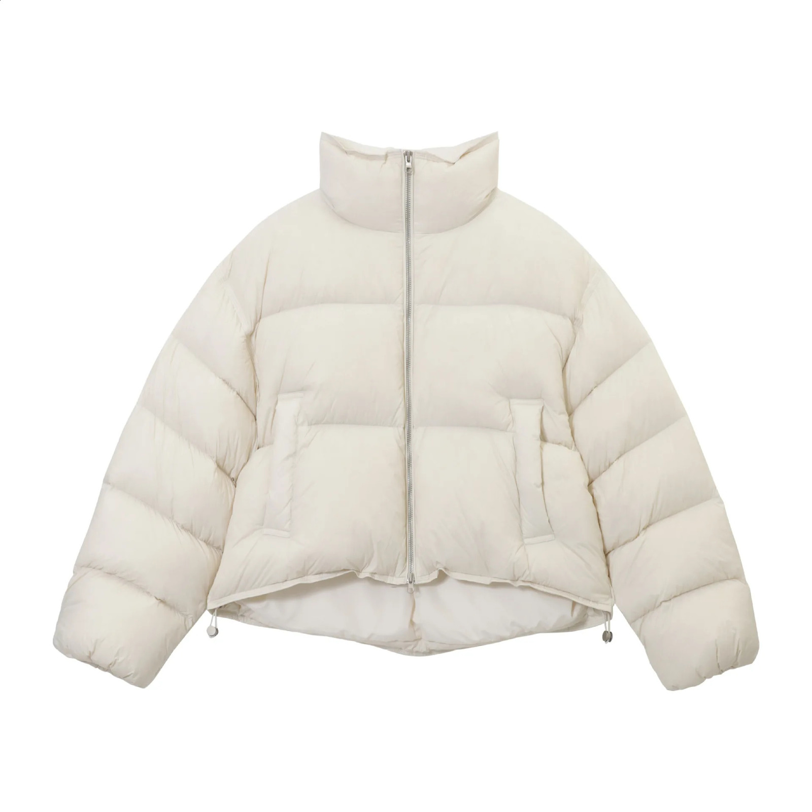 White down jacket womens lightweight cut warm quilted jacket y2k winter bubble jacket womens Parka 241011