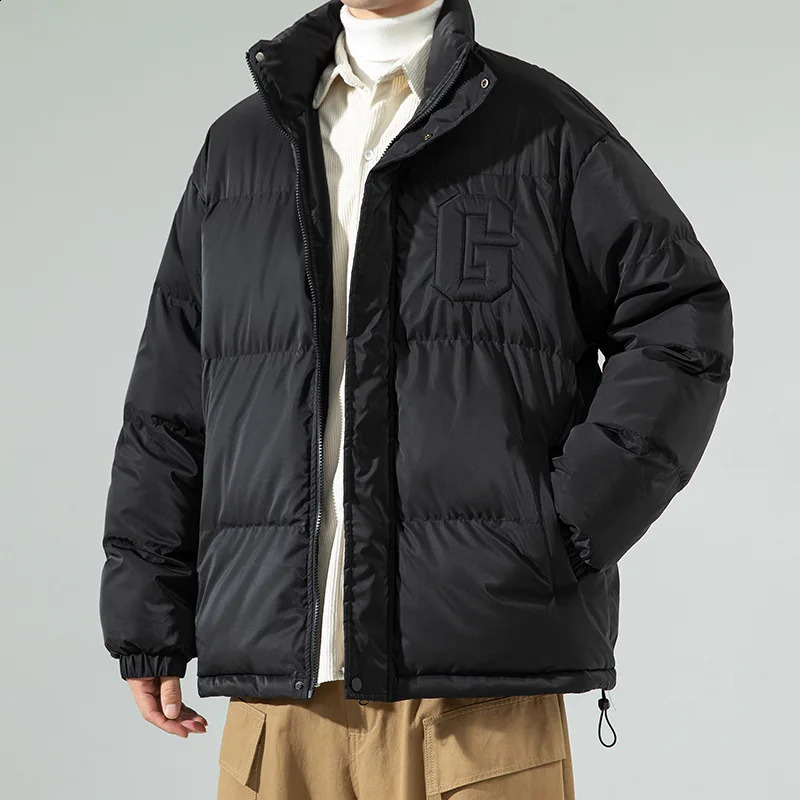 Warm winter jacket mens Parkas thick coat mens solid Parkas womens casual Parka womens streetwear coat 241015