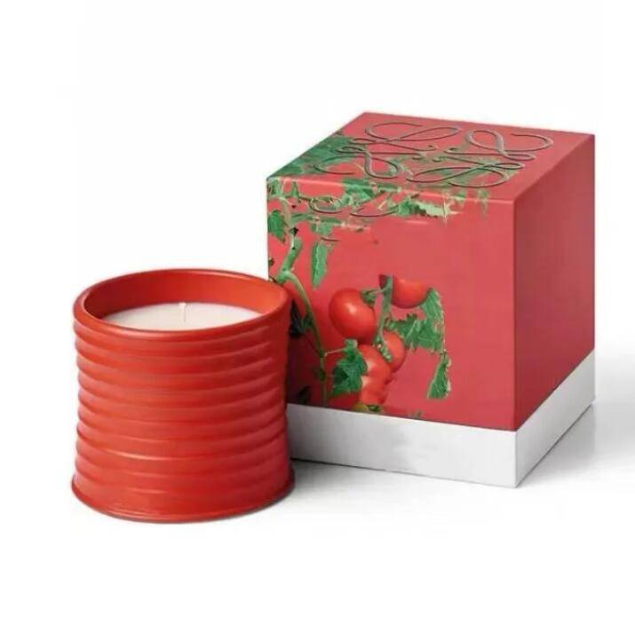10 flavors Aromatherapy candle Tomato leaves 170g Orange blossom Indoor Fragrance decoration Oregano beetroot High quality scented candle birthda