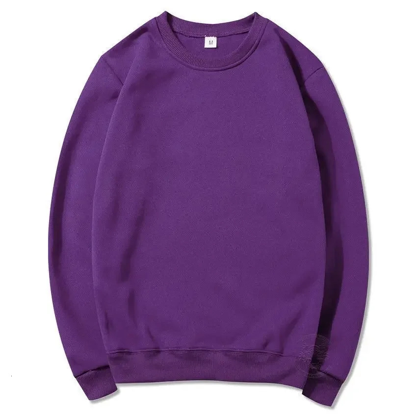 Foreign trade spring and autumn fleece round neck sweatshirt casual loose mens womens fashion couple S3XL 241011
