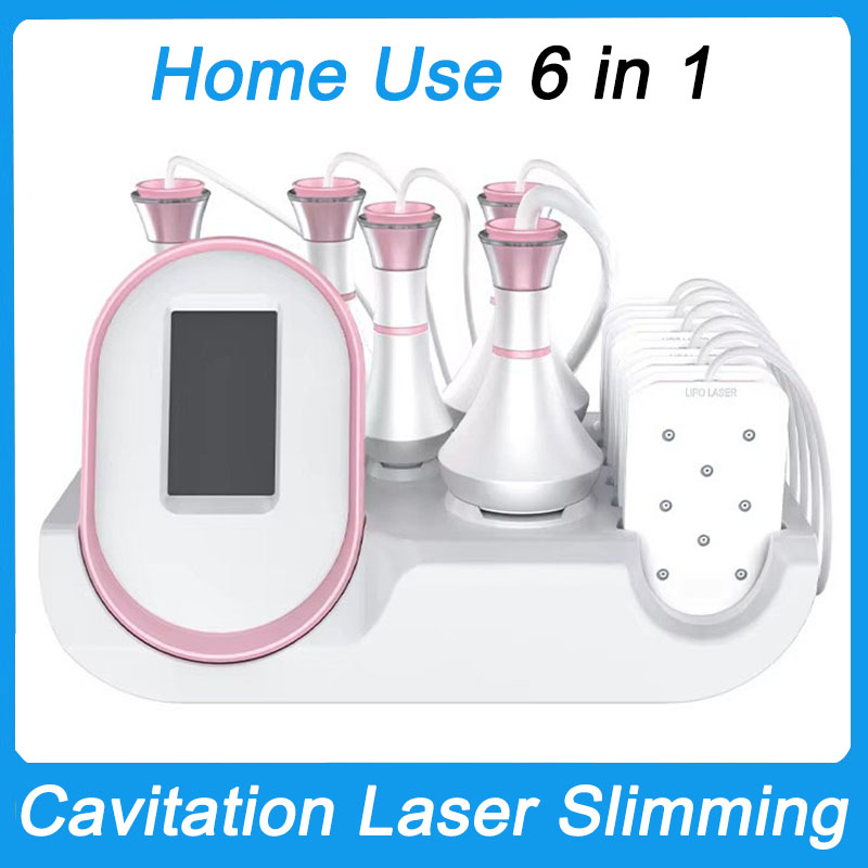 Home Use Body Slimming Machine Face Lifting Skin Tightening Wrinkle Removal Anti Aging Cavitation RF Laser Radio Frequency Lipo Vacuum 80K Ultras