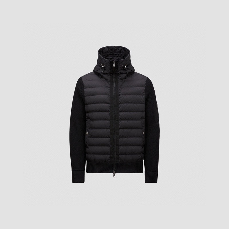 knitted Stitching mens jacket Brand Designer men knit jackets Shoulder pocket zipper France Luxury coat Size M-3XL-image-804340553