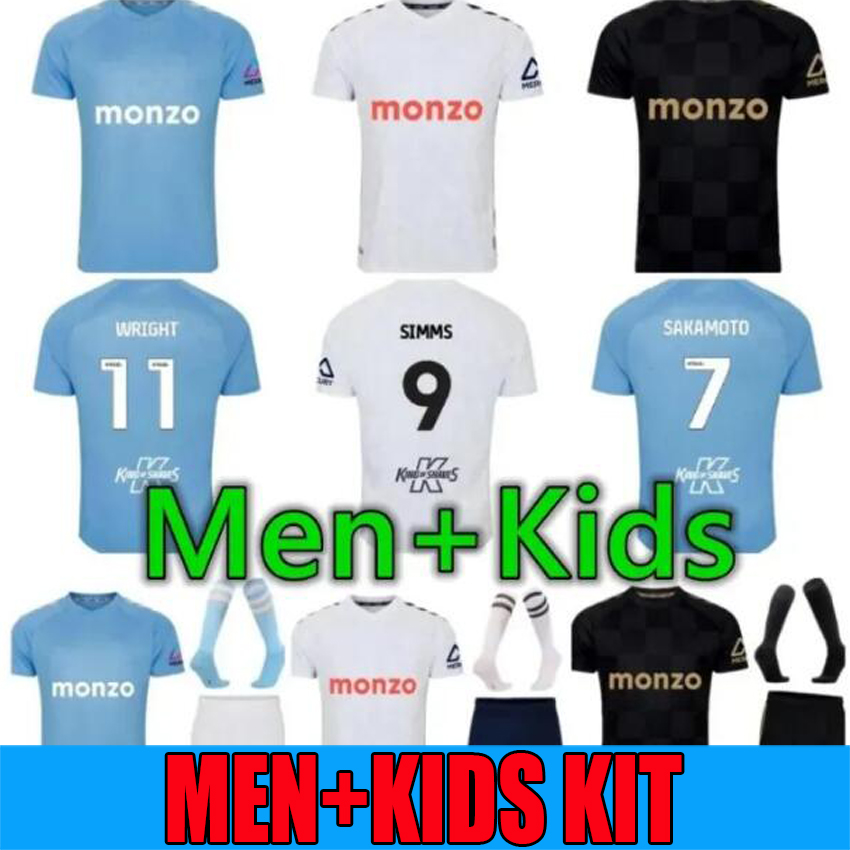 24 25 Jerseys de football de Coventry City O Hare Sheaf Gyokerres Godden Hamer 2024 2025 Home Blue Men Kids Kit Kit Football Shirts Tops Camiseta