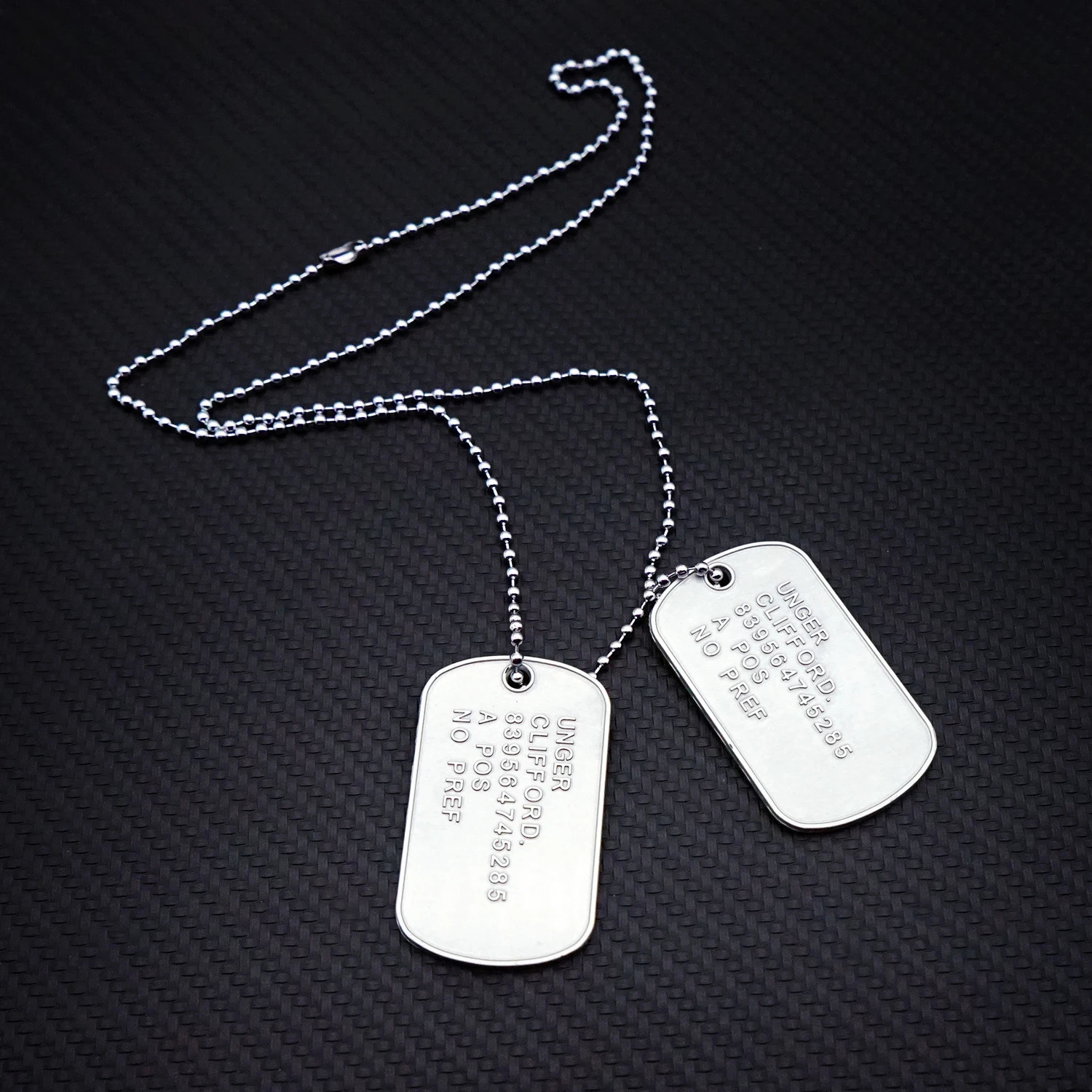 Collier de l'échange de mort pour femmes hommes Chog Tag Colliers de métal Bijoux Pendants Chaines Collares Charmes 241010