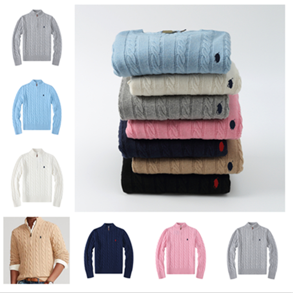 High quality men's cardigan pullover sweater designer Luxury Polos classic outerwear fashion bear embroidered knit fabric button knit S-2XL