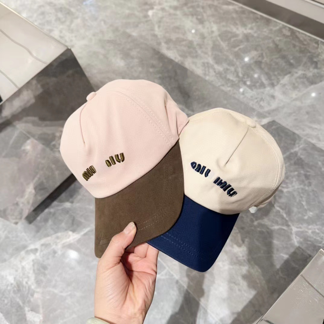 Designer Ball Caps Korean Version Women Color Mixed All-matching Hat Outdoor Spring Summer Casual Baseball Cap Men
