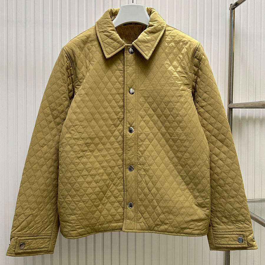 Designer Down Jacket Coat Fashion Classic Short Neutral Thick Double sided Down Jacket Classic Casual Pattern Retro Stand up Collar Checkered Coa