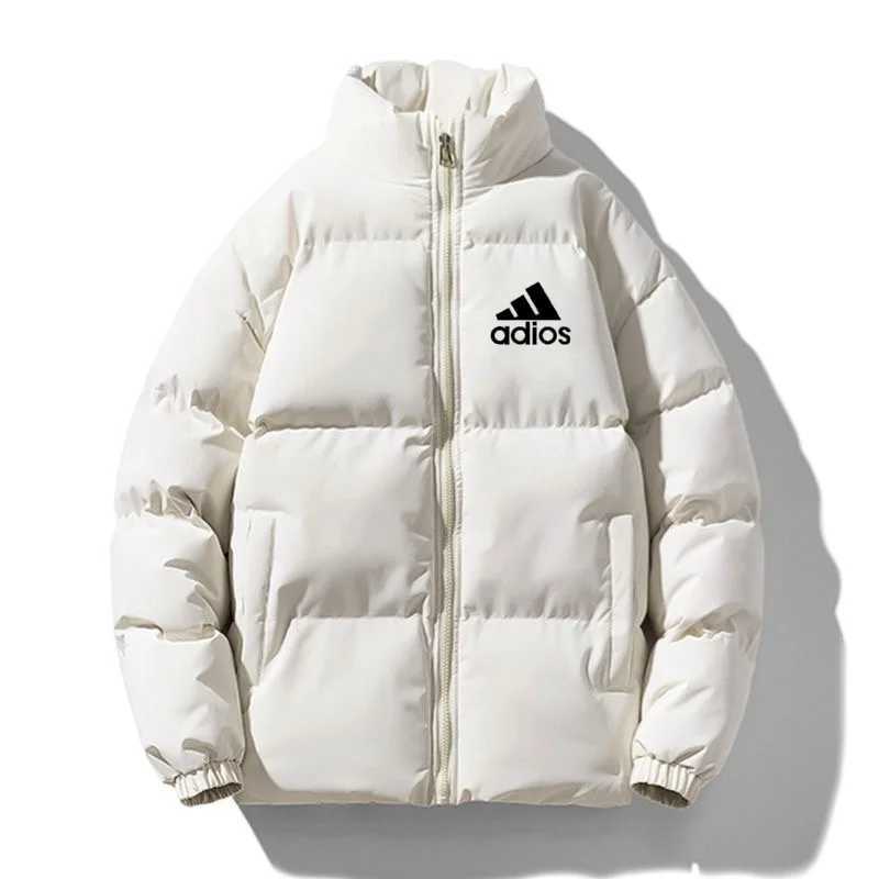Men's Down Parkas 2024 new winter jacket mens stand up collar warm cotton clothing Strt fashion casual jacket mens park jacket camping essen