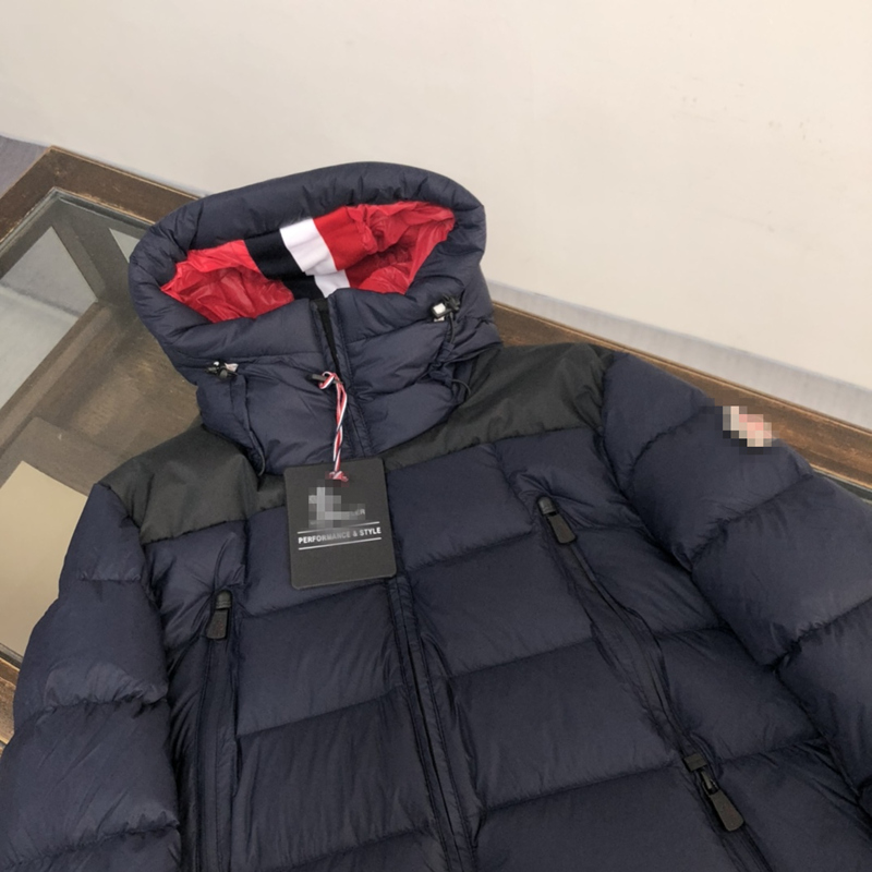 Designer Winter France Mens down jacket Letter Knitted women Parkas Panel Casual coats Bomber Designers Outwear