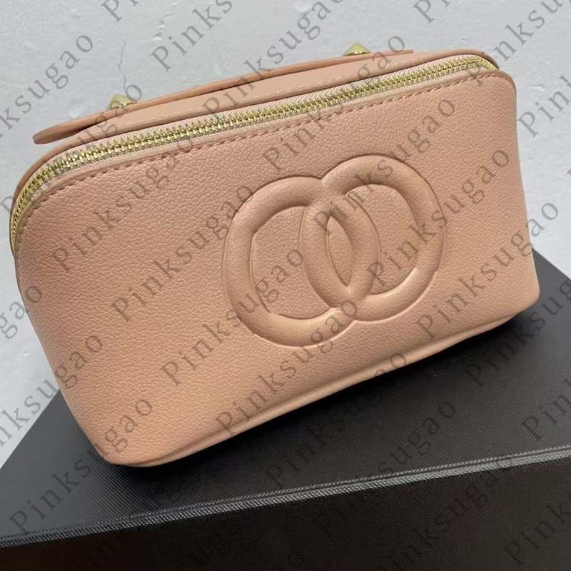 Pink sugao women Makeup bag cosmetic bag organizer and toiletry high quality large capactiy pu leather fashion clutch bag purse wash bag handbags ch