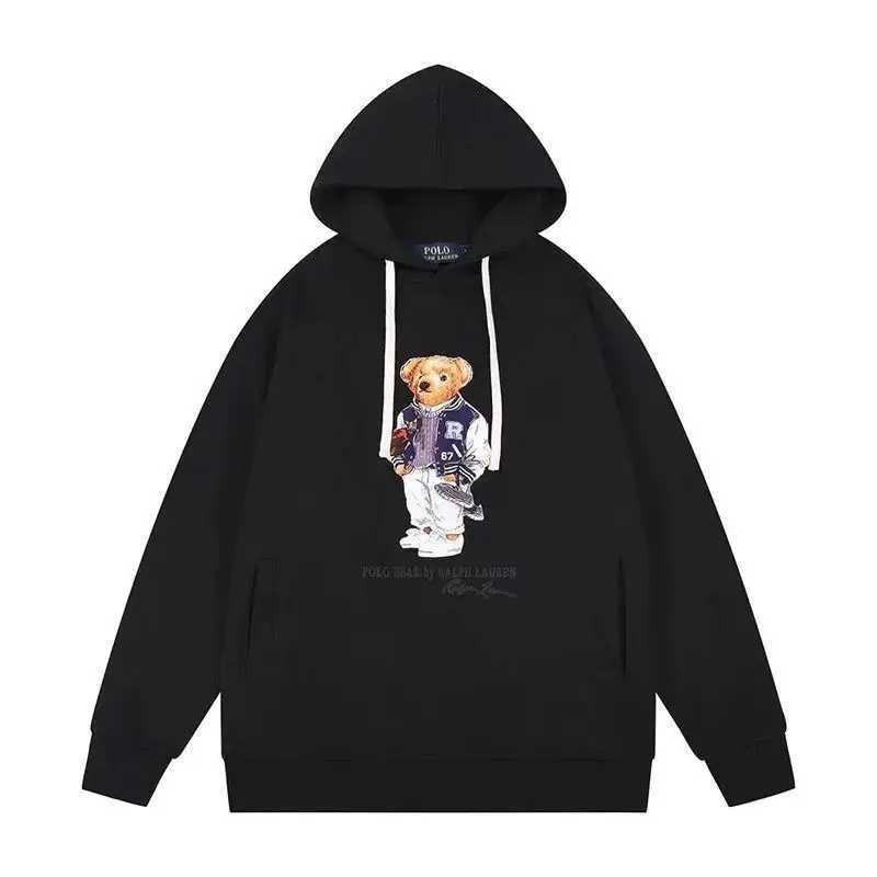 Men's Hoodies Sweatshirts Classic high-quality mens hoodie brand plus size sweater brand bear print luxury womens pure cotton sports hoodie
