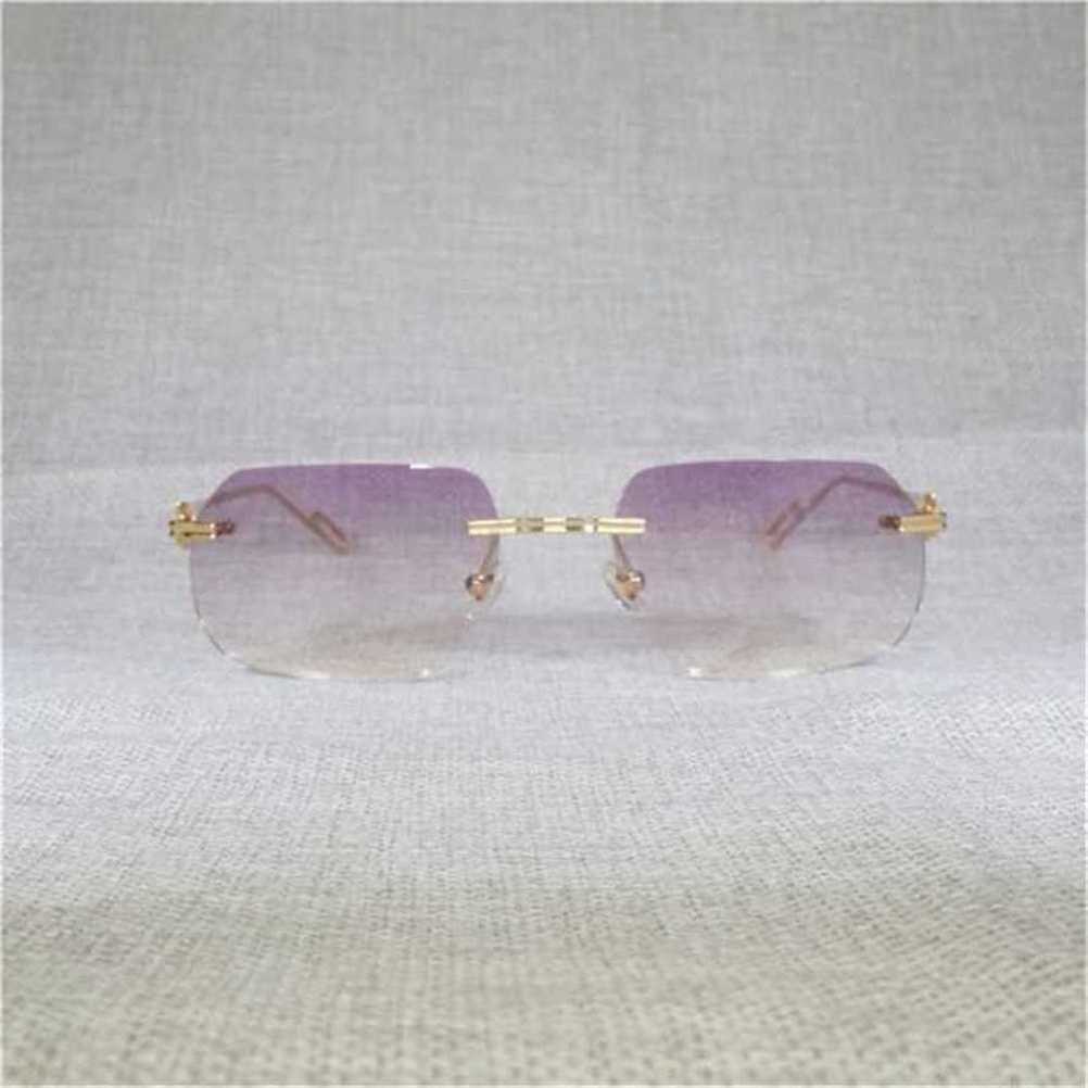 Designer's new style Sunglasses Trend Lens Shape Random Men Outdoor Clear Glass Metals Frame For Reading Glasses Shades Women 130KajiaGBNS