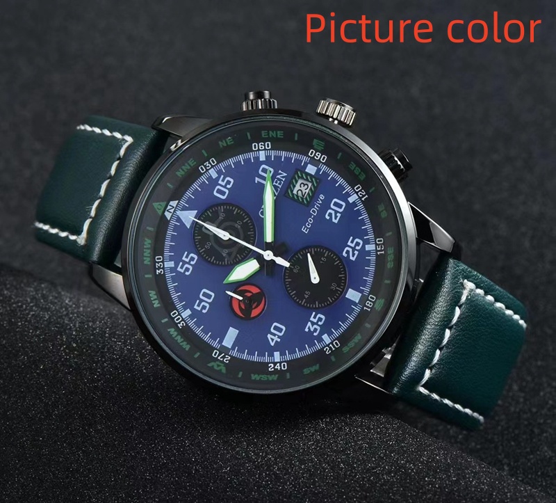 Montre de luxe pour hommes de haute qualité six points Tous les cadrans fonctionnent Montres à quartz Japon Top marque de luxe chronographe horlo