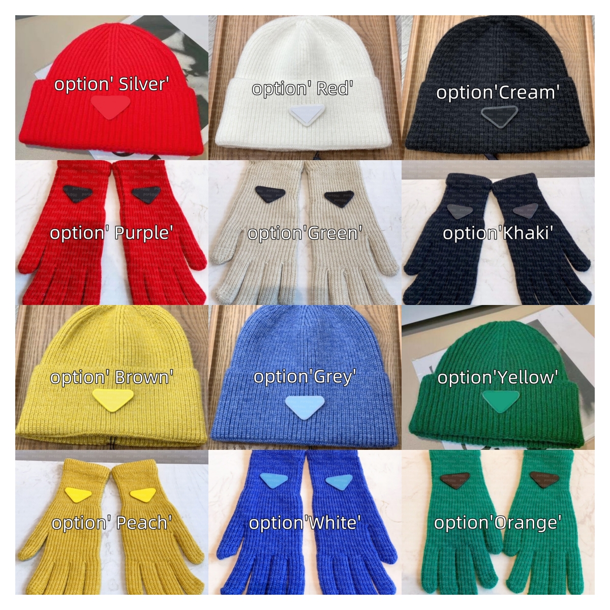 New Fashion Accessories Bucket Hats Cowboy Fisherman's Hat Knitting warm gloves