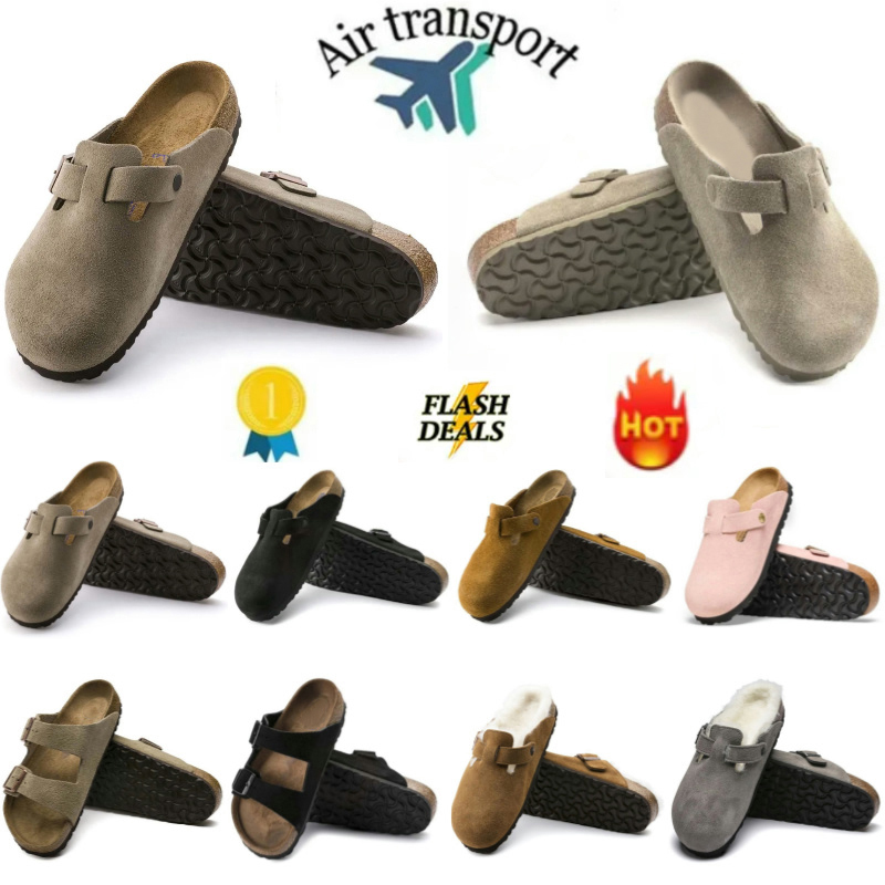 Chaussures de créateurs Sandales Slippers Clogs Birkenstocks Fashion Classic Half Mop Half Sac Chaussures Lazy Cuir de haute qualité Soft Soft Gr