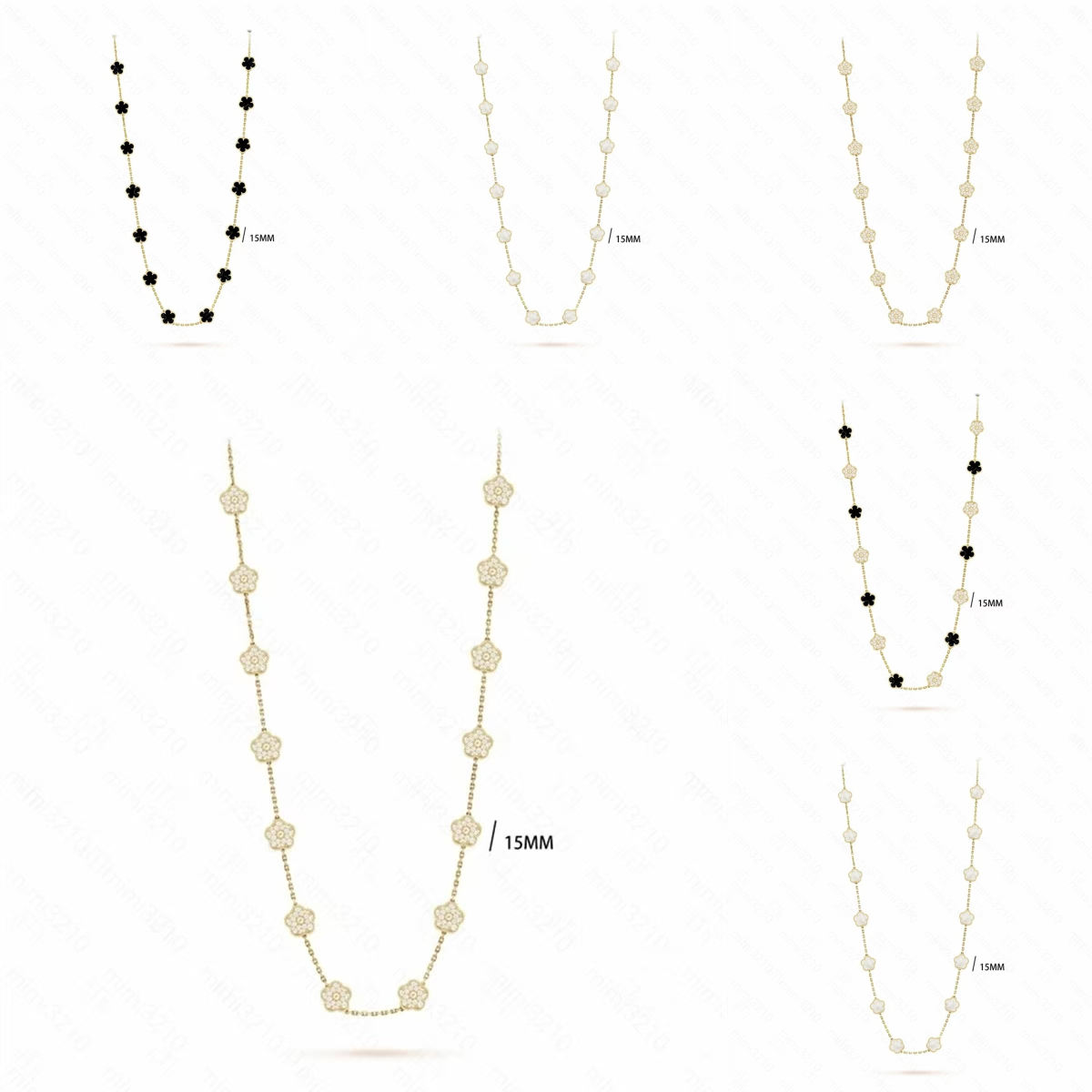 Collier de collier de collier S925 Collier de bijoux de bijoux pour femme un incontournable pour les fashionistas divers colliers d'options de co