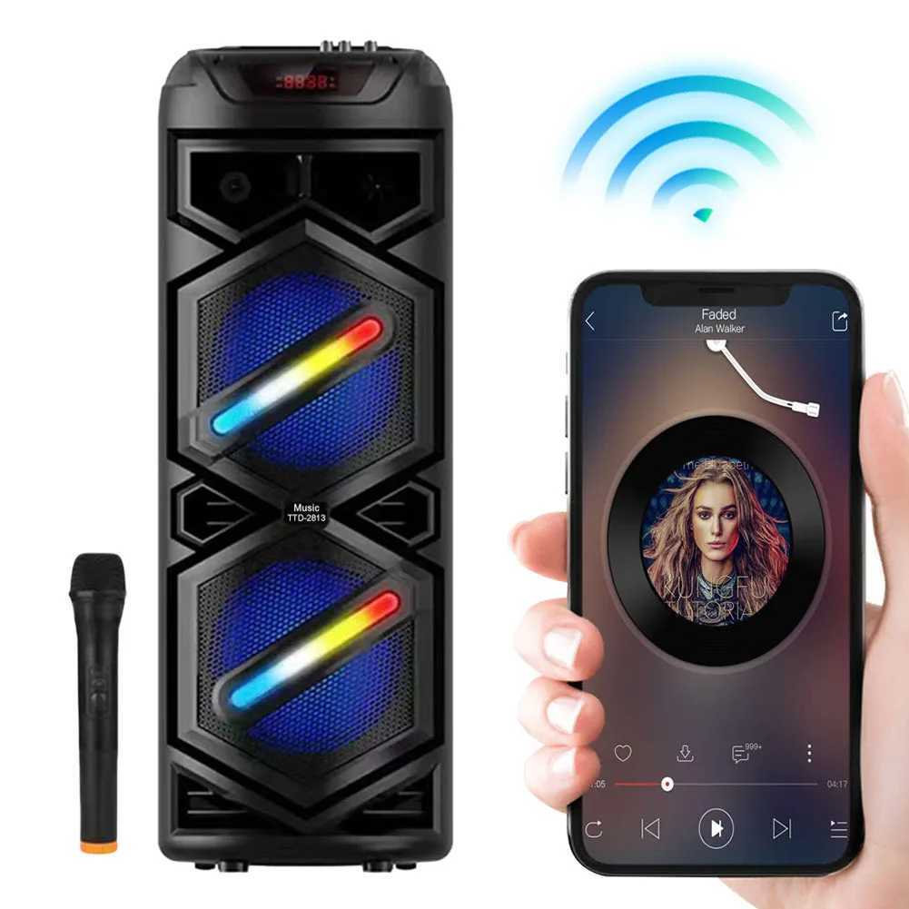 Loudspeaker box Bluetooth Speaker Powerful Speaker Support FM Radio Subwoofer Loud Boom Box Radio Stereo Sound System Speaker for Home Party C251-image-1026942101