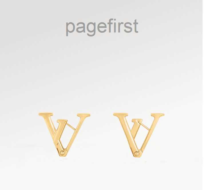 Designer With BOX Big Letter Brand Women Stud Earrings 18K Gold Plated Stainless Steel Luxury Earring For Lady Wedding Party Fashion Earrings Jew