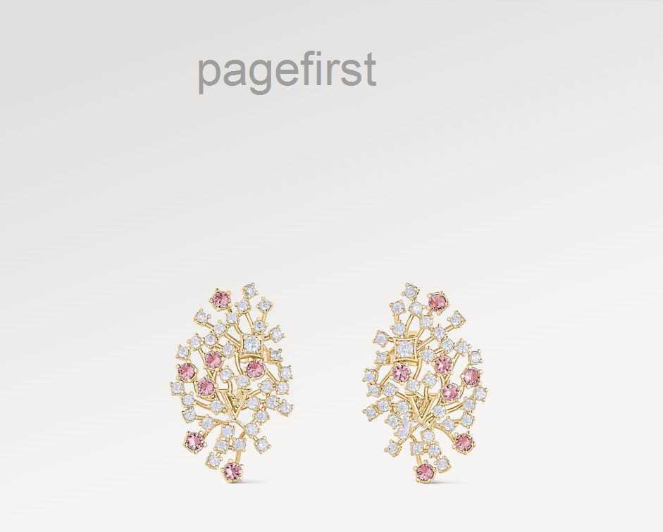 Designer With BOX 18K Gold Plated Designers Stud Earrings Diamond Letter Crystal Women Earrings For Party Christmas Wedding Best Jewelry