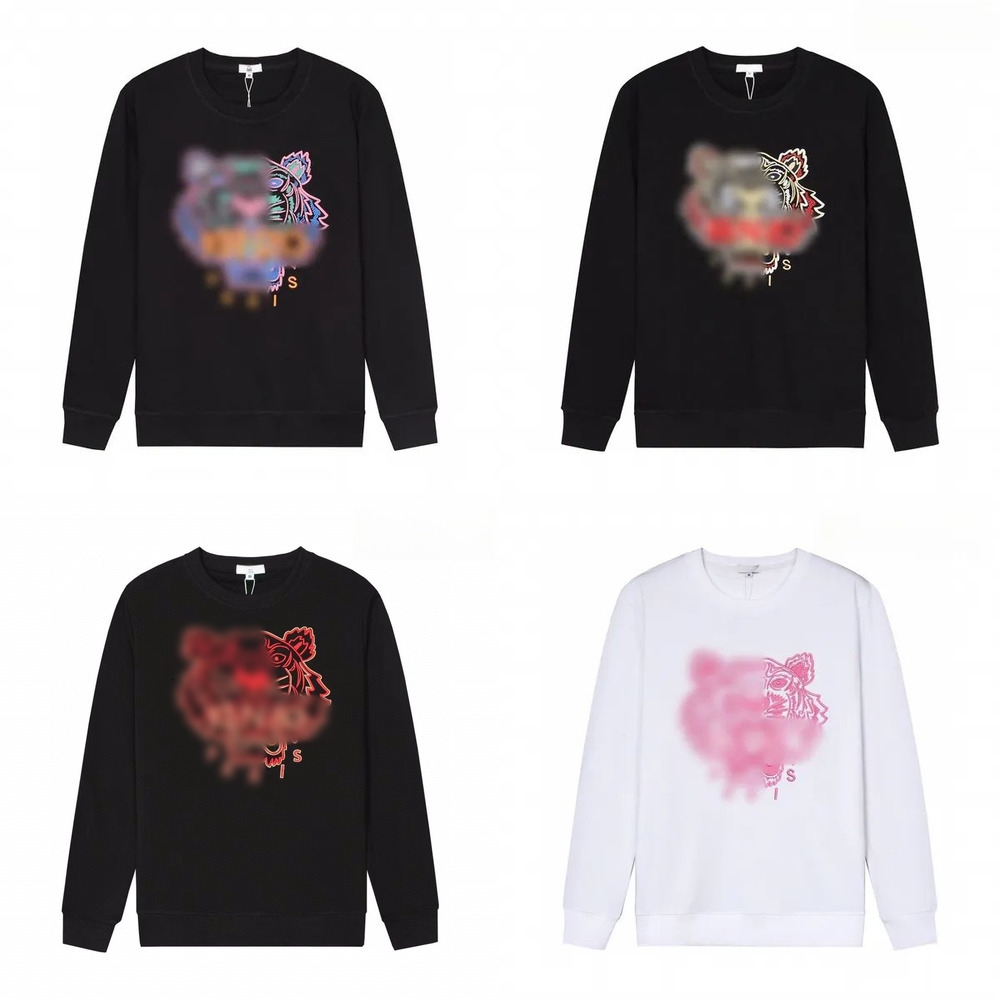 Tiger Hoodies Pulls pour hommes Paulures pour femmes Tiger Head Embroderie Round Cashhirts Qualités Contrôles à manches longues Contrôles Cascus