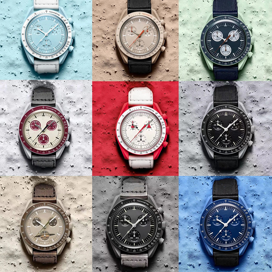 Planetary Moon Watch Full Function Mens Designer Vintage Watch Women Watches for Woman Men Quality Wristwatch Montre Quartz men&#039;s women&#039-image-764222951