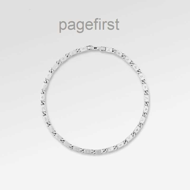 Designer With BOX Classic Men Hiphop Pendant Necklaces Letter Flower Stainless Steel Letter Silver Plated Luxury Men Necklace Jewelry Accessories