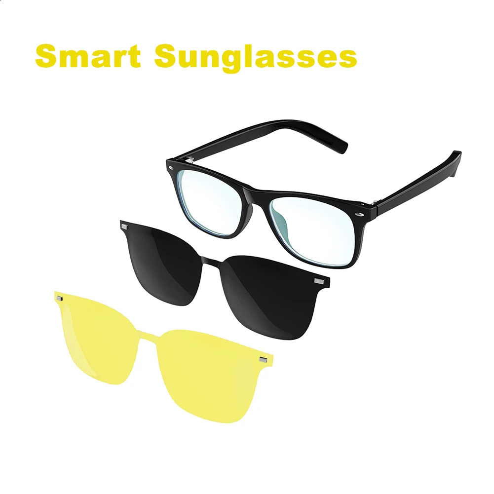 G05-T3 Wireless Smart Glasses Sunglasses 3-in-1 Anti Blue Light Sports Touch Control Open End Earphones 241019-image-1066323232
